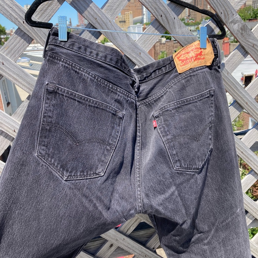 LEVIS 501 vintage black jeans